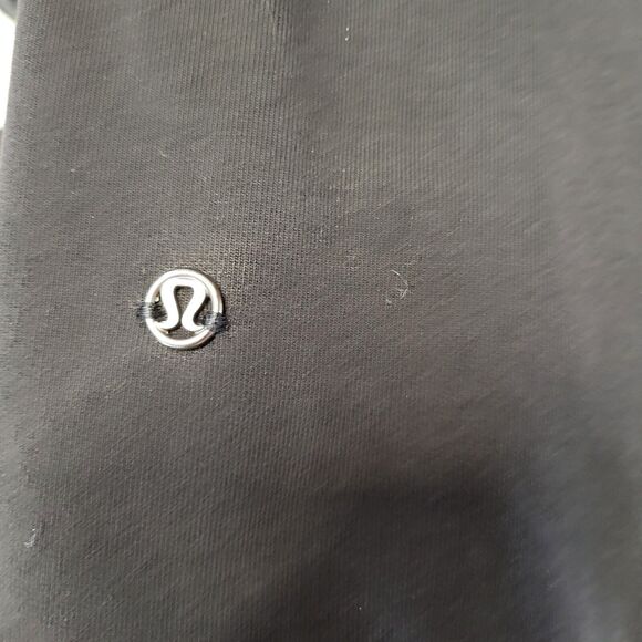 Lululemon "That's A Wrap" French Terry Tunic Jacket Size 4 Black Asymmetrical - Picture 6 of 11